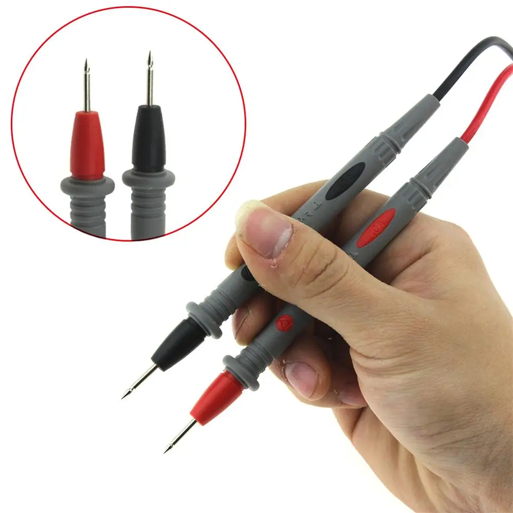 PT1004 10A Grey Multimeter Test Lead Probe Wire Pen Cable With Alligator Clip For Digital Multimeter IC Pins 1SET J3
PT1004 10A Grey Multimeter Test Lead Probe Wire Pen Cable With Alligator Clip For Digital Multimeter IC Pins 1SET J3
