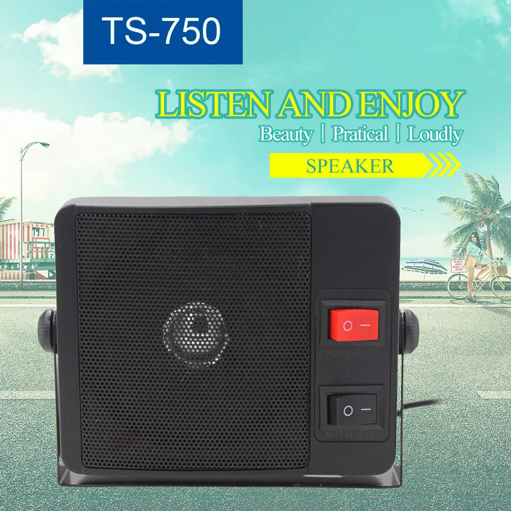 External Speaker TS-750 for mobile radio KT-780plus 3.5mm Ham Radio CB Hf Transceiver Car radio load speaker
External Speaker TS-750 for mobile radio KT-780plus 3.5mm Ham Radio CB Hf Transceiver Car radio load speaker