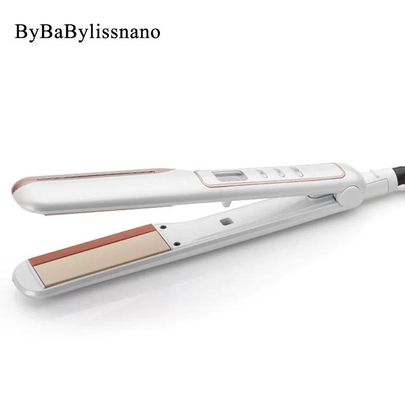 ByBaBylissnano Ceramic Wide Plates Hair Straightener LED Display Silica Gel Flat Iron Fast Heating Chapinha Women Styling Tools
ByBaBylissnano Ceramic Wide Plates Hair Straightener LED Display Silica Gel Flat Iron Fast Heating Chapinha Women Styling Tools