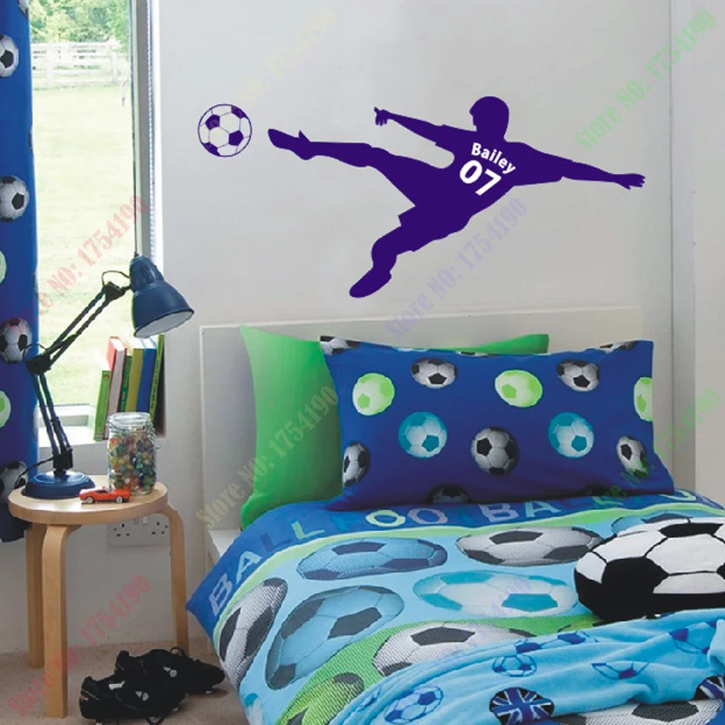 Sale Football Soccer Ball Personalized Name & Number Vinyl Wall Wall Decal Poster Wall Art Children Wall Sticker Kids Room Decor
Sale Football Soccer Ball Personalized Name & Number Vinyl Wall Wall Decal Poster Wall Art Children Wall Sticker Kids Room Decor