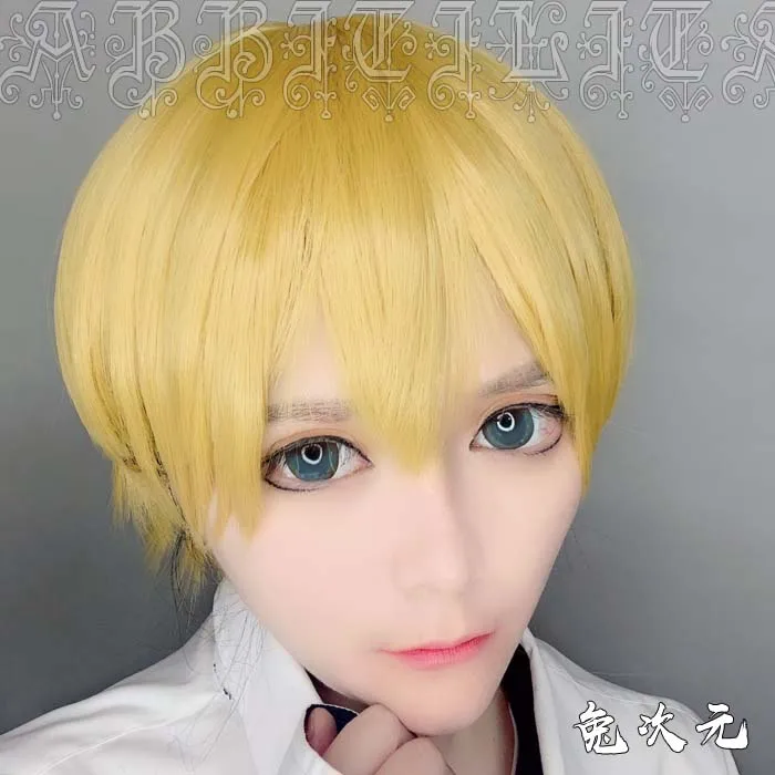 Anime Fate/Prototype Grand Order Arthur Pendragon Golden Short Fluffy Cosplay Wig Costume Synthetic Hair Saber + Wig Cap
Anime Fate/Prototype Grand Order Arthur Pendragon Golden Short Fluffy Cosplay Wig Costume Synthetic Hair Saber + Wig Cap