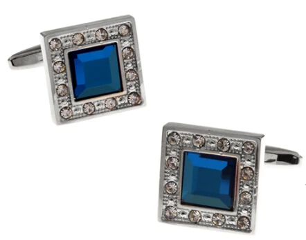 New Arrival High Quality Men Shirt Designer Crystal Cuff links Retail Copper Material Blue Suqare Design CuffLinks Free Shipping
New Arrival High Quality Men Shirt Designer Crystal Cuff links Retail Copper Material Blue Suqare Design CuffLinks Free Shipping
