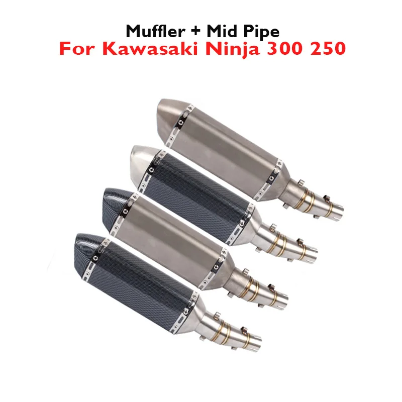 Slip on Ninja 300 250 Motorcycle Tip Exhaust Muffler Mid Link Connect Tube for Kawasaki NINJA 300 250 2013 2014 2015 2016
Slip on Ninja 300 250 Motorcycle Tip Exhaust Muffler Mid Link Connect Tube for Kawasaki NINJA 300 250 2013 2014 2015 2016