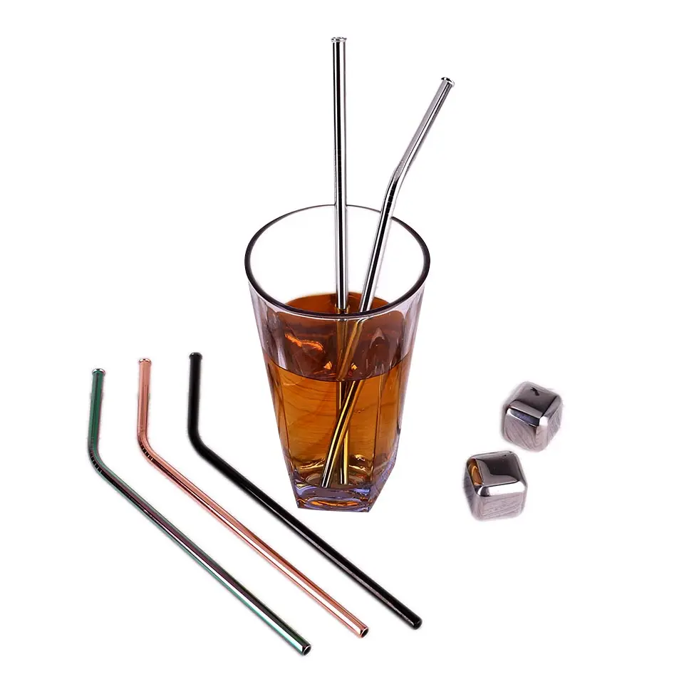 Prevent Scratches Mouth 304 Stainless Steel Straw Reusable Drinking Straws Metal Straw Wholesale With Cleaner Brush New Hot
Prevent Scratches Mouth 304 Stainless Steel Straw Reusable Drinking Straws Metal Straw Wholesale With Cleaner Brush New Hot
