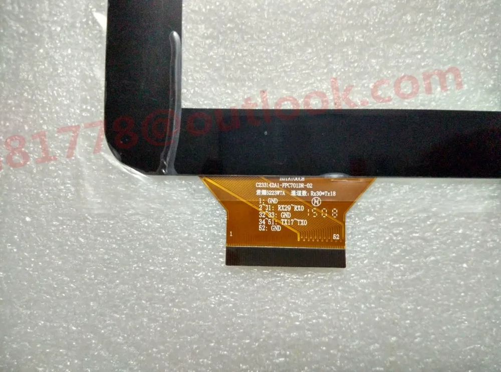 9-дюймовый планшет HOTATOUCH C233142a1-fpc701dr-02, сенсорный экран, сенсорная панель, дигитайзер, стеклянный сенсор, замена, бесплатная доставка
9-дюймовый планшет HOTATOUCH C233142a1-fpc701dr-02, сенсорный экран, сенсорная панель, дигитайзер, стеклянный сенсор, замена, бесплатная доставка