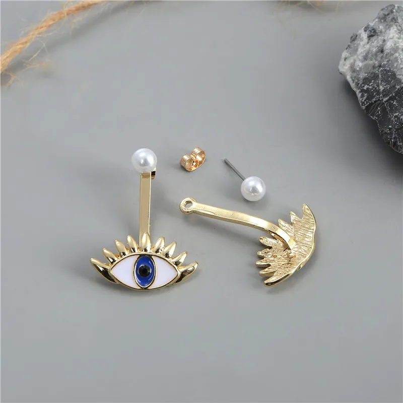 NADEEM Brand Cute Enamel Eyes Stud Earrings New Design Gold Color Summer Pearl Bead Eye Earring for Women Girl Part Gift Jewelry
NADEEM Brand Cute Enamel Eyes Stud Earrings New Design Gold Color Summer Pearl Bead Eye Earring for Women Girl Part Gift Jewelry
