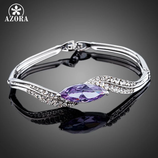 Азора кривой группа дизайн капли воды CZ браслет TB0032|bracelet big|bracelet mensbracelet leg |