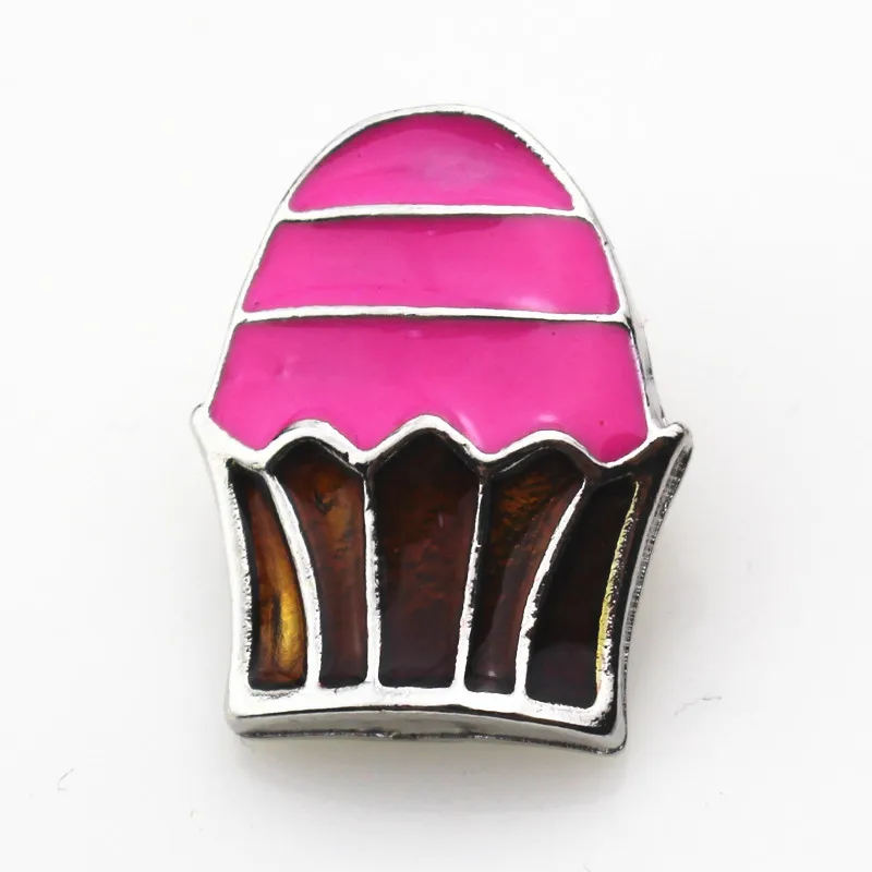 10pcs/lot Enamel Cupcake Snap Buttons for 18mm Diy pendants Snap Bracelet&Bangles DIY Snap Jewelry Charms
10pcs/lot Enamel Cupcake Snap Buttons for 18mm Diy pendants Snap Bracelet&Bangles DIY Snap Jewelry Charms