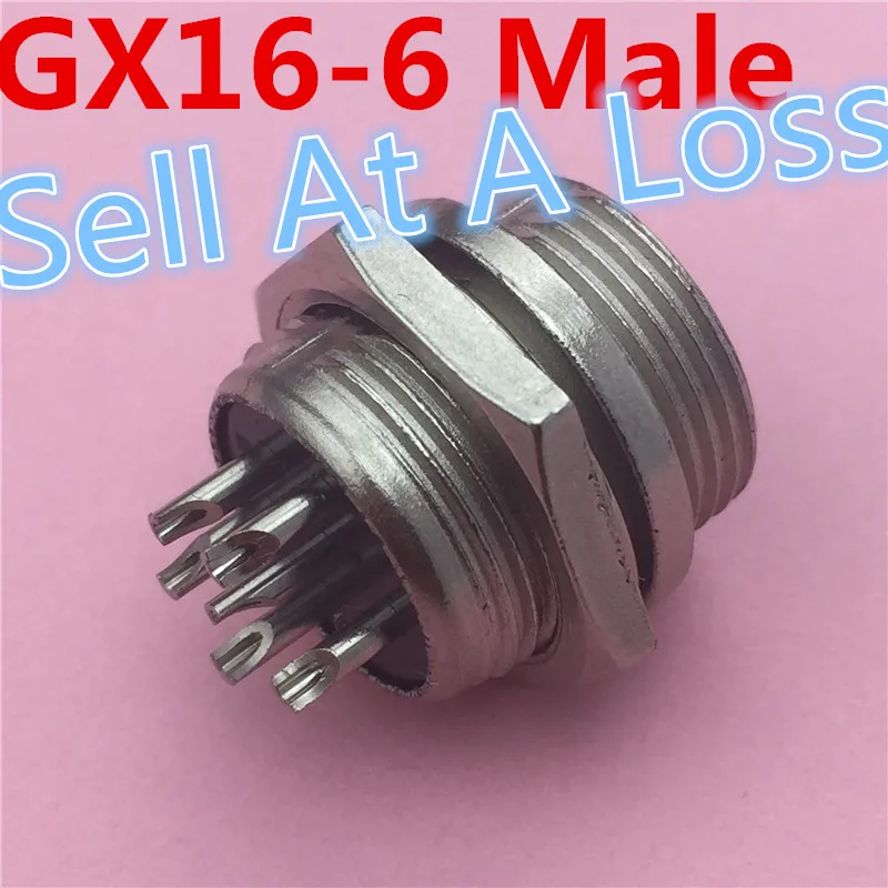 1pcs/lot L106 GX16 6 Pin Male Circular Socket Diameter 16mm Wire Panel Aviation Connector Sell At A Loss USA Belarus Ukraine
1pcs/lot L106 GX16 6 Pin Male Circular Socket Diameter 16mm Wire Panel Aviation Connector Sell At A Loss USA Belarus Ukraine