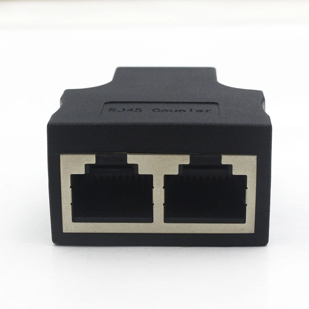 RJ45 Женский к женскому 1 2 способа LAN Ethernet сетевой кабель женский сплиттер