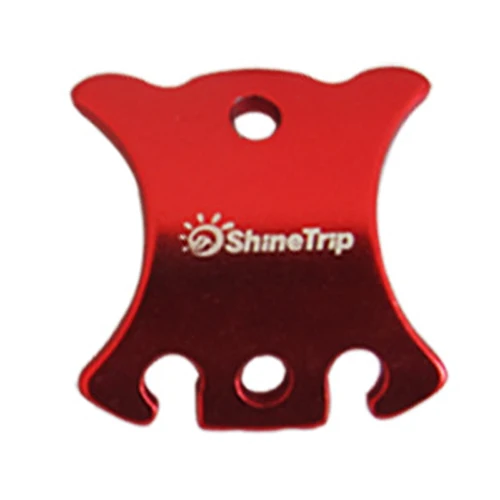 5 шт. ShineTrip Алюминий панцирь черепахи Форма палатки веревки Регулятор пряжки