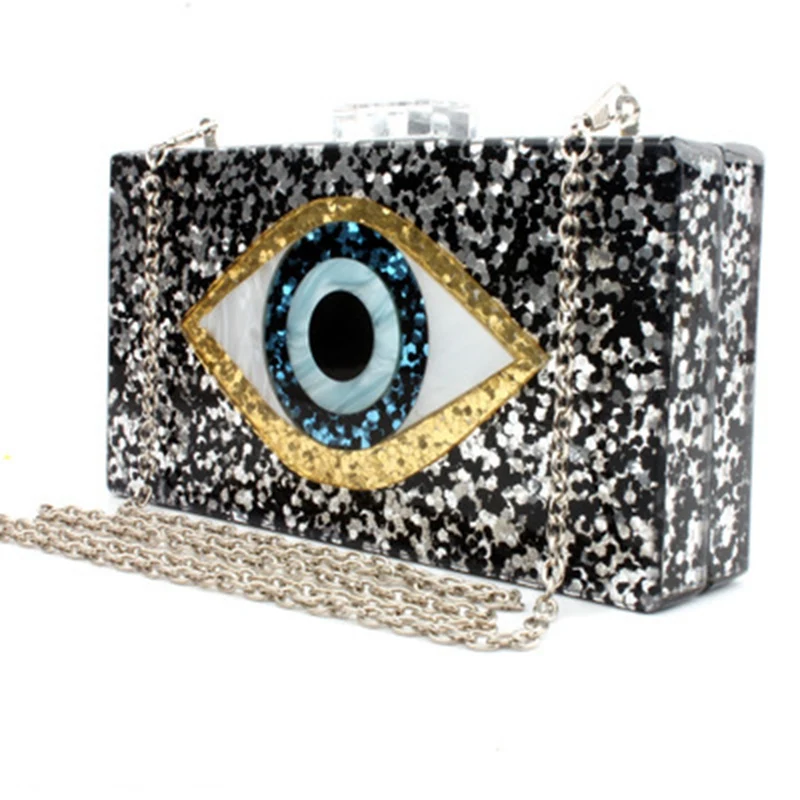 2019 new high quality evening dress bag banquet bag eyes sequin handbag handbag diagonal women's dress bag acrylic
2019 new high quality evening dress bag banquet bag eyes sequin handbag handbag diagonal women's dress bag acrylic