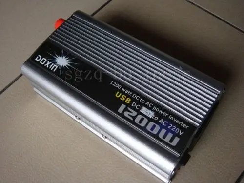1200 Watt 1200W 1200WATT Auto 24V DC to 220V AC Car Power Inverter Converter USB
1200 Watt 1200W 1200WATT Auto 24V DC to 220V AC Car Power Inverter Converter USB