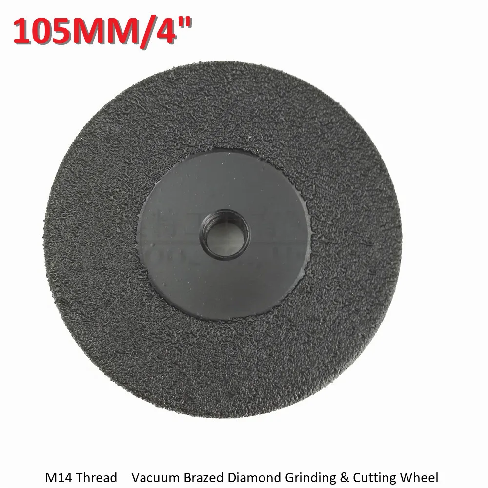 Дисковый диск диаметром мм DIATOOL вакуумная пайка бриллиантов M14 #30 4 дюйма для