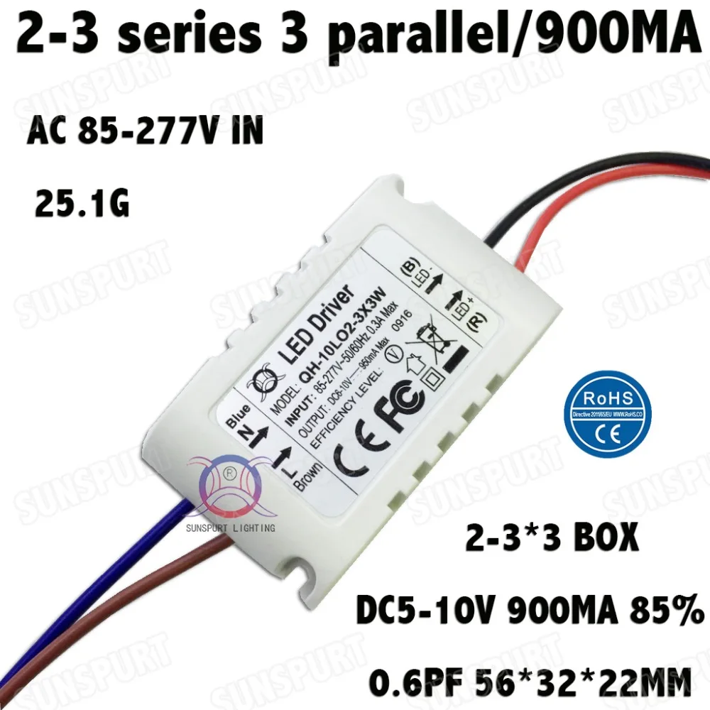 4 Pieces Isolation 10W AC85-277V LED Driver 2-3x3 900mA DC5-10V LED Power Supply Constant Current Ceiling Lamp Free Shipping
4 Pieces Isolation 10W AC85-277V LED Driver 2-3x3 900mA DC5-10V LED Power Supply Constant Current Ceiling Lamp Free Shipping