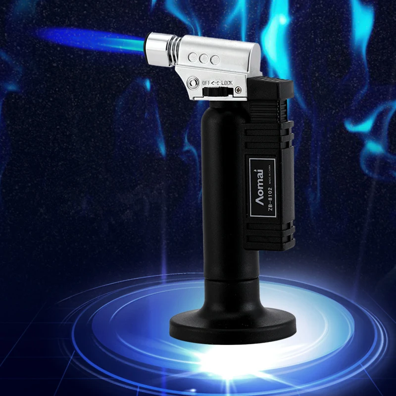 Hot BBQ Outdoor Torch Turbo Lighter Spray Gun Jet Butane Lighter For Kitchen Cigarette 1300 C Fire Windproof Lighter No Gas
Hot BBQ Outdoor Torch Turbo Lighter Spray Gun Jet Butane Lighter For Kitchen Cigarette 1300 C Fire Windproof Lighter No Gas