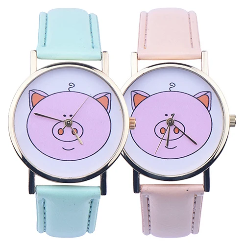 Часы orologio donna женские кварцевые аналоговые модные наручные с милым рисунком