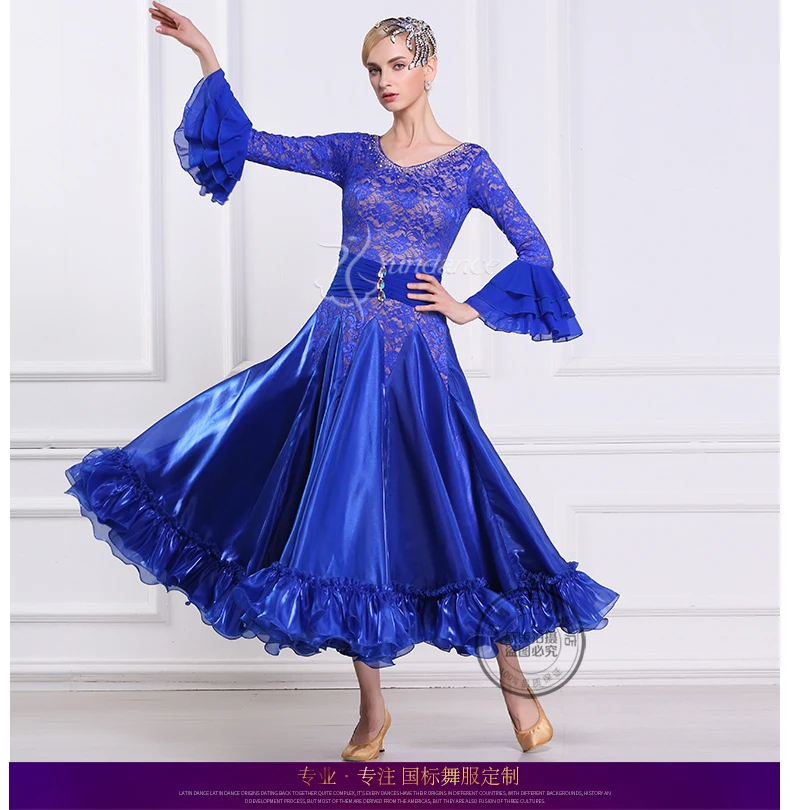 Lady Customized Ballroom Dance Dress Girls Waltz Tango Dancing Dresses Female Standard Flamenco Stage Ballroom Costumes D-0410
Lady Customized Ballroom Dance Dress Girls Waltz Tango Dancing Dresses Female Standard Flamenco Stage Ballroom Costumes D-0410