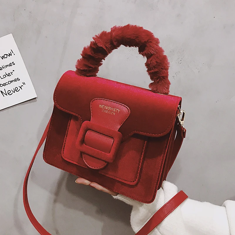 Ruique Ladies Night Party Fashion Handbag Girls Cute Small Square Shoulder Bags Women Korean Style Wild Velvet Messenger Bag
Ruique Ladies Night Party Fashion Handbag Girls Cute Small Square Shoulder Bags Women Korean Style Wild Velvet Messenger Bag