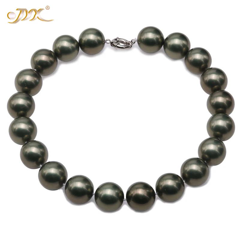 JYX 2019 charming necklace green 20mm Seashell Pearl Round Beads Necklace high quality 17.5" elegant jewelry for women
JYX 2019 charming necklace green 20mm Seashell Pearl Round Beads Necklace high quality 17.5" elegant jewelry for women