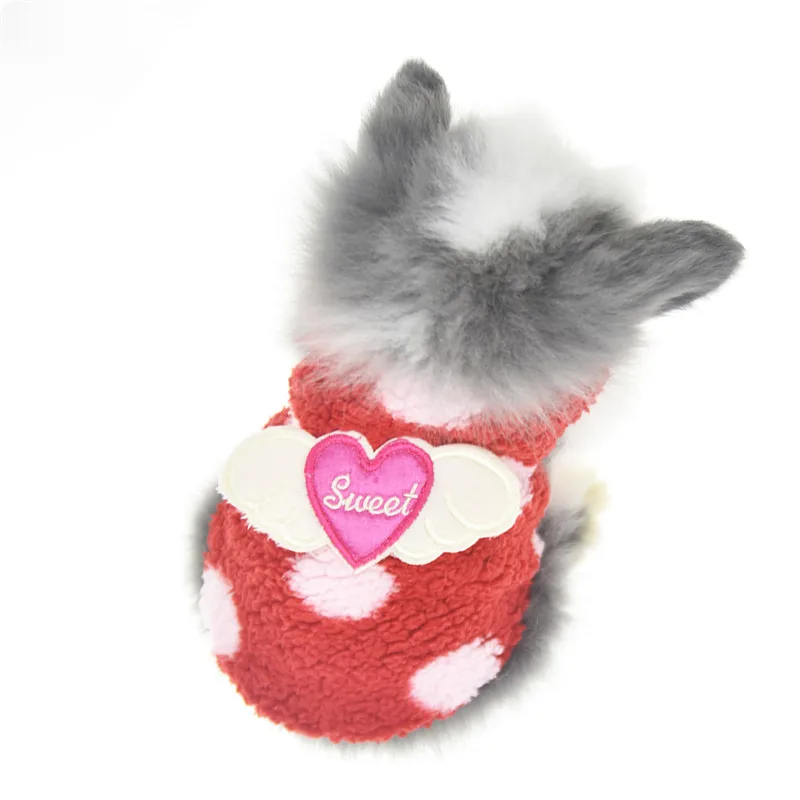 Зимняя флисовая одежда с кроликом Кроликом морской Свинкой для маленьких