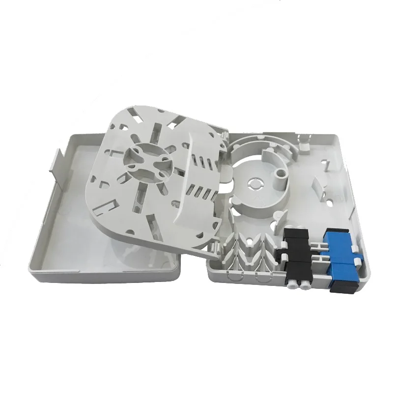 Best price 2cores FTTH fiber optic splice tray ABS material Use Fiber Optic Termination Box 2port Fiber covered wire cable box
Best price 2cores FTTH fiber optic splice tray ABS material Use Fiber Optic Termination Box 2port Fiber covered wire cable box