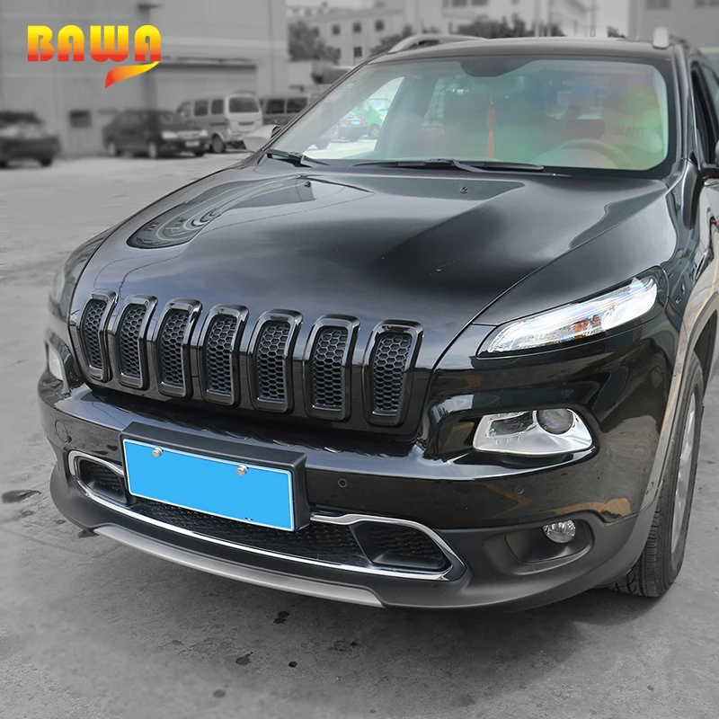 BAWA Racing Grills for Jeep Cherokee 2014-2016 ABS Front Insert Grill Cover Decoration Frame Stickers Car Exterior Accessories
BAWA Racing Grills for Jeep Cherokee 2014-2016 ABS Front Insert Grill Cover Decoration Frame Stickers Car Exterior Accessories