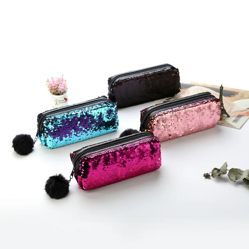 1 pcs New Sequin Pencil Case Flash Magic Sequin Pen Bag School Supplies Girl Handbags Sundries Cosmetic Bag Multi-function Bag
1 pcs New Sequin Pencil Case Flash Magic Sequin Pen Bag School Supplies Girl Handbags Sundries Cosmetic Bag Multi-function Bag