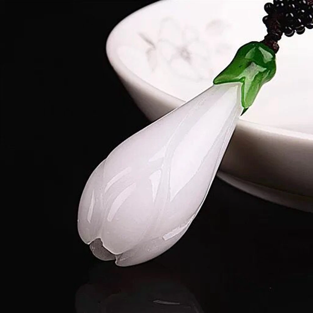 Hot sale Natural white jade carving crystal Necklaces Pendants Vintage White jade Flower Ball Crystal Necklace For Women Jewelry
Hot sale Natural white jade carving crystal Necklaces Pendants Vintage White jade Flower Ball Crystal Necklace For Women Jewelry