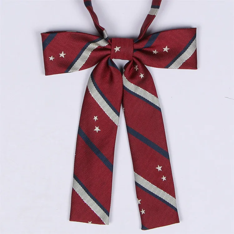 Jk Bow Tie Uniform Accessories Japanese High School Girls Neck Rope Butterfly Knot Cravat Embroidery Pentagram Bowknot 4 Colors
Jk Bow Tie Uniform Accessories Japanese High School Girls Neck Rope Butterfly Knot Cravat Embroidery Pentagram Bowknot 4 Colors