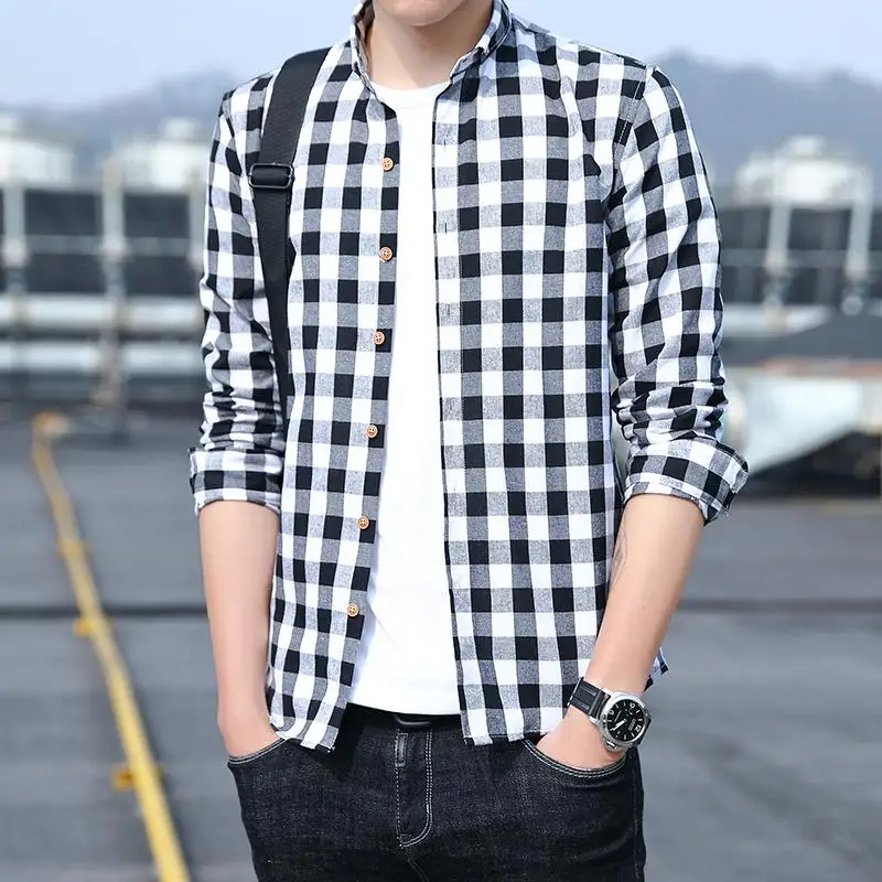 LOLDEAL Mens Spring Plaid Shirt Comfort Flannel Shirts Mens Casual Shirt Long Sleeve Fit Cotton Mens Soft Check Dress Shirt
LOLDEAL Mens Spring Plaid Shirt Comfort Flannel Shirts Mens Casual Shirt Long Sleeve Fit Cotton Mens Soft Check Dress Shirt