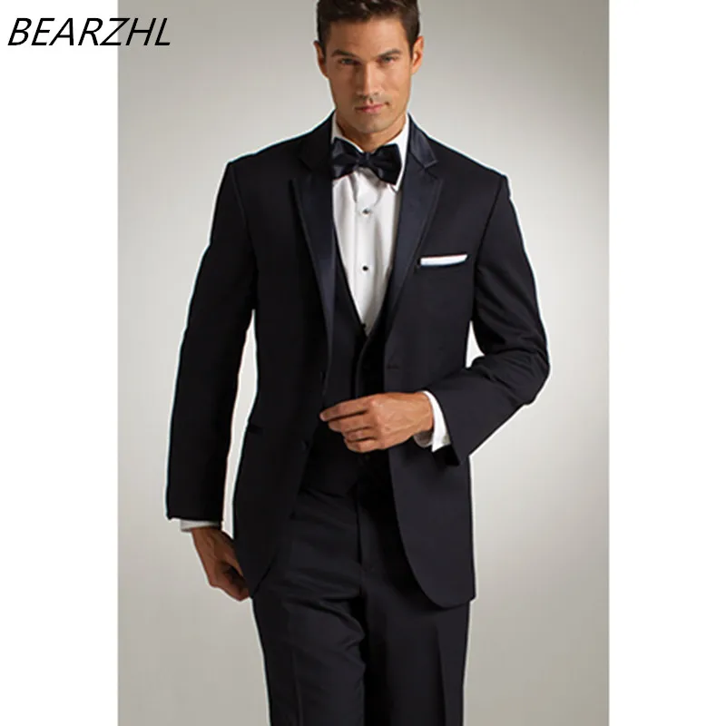 2021 High Quality Tuxedo For Men Suits Dark Blue Custom Made Groom Wear Slim Fit Dress 3 Piece
2021 High Quality Tuxedo For Men Suits Dark Blue Custom Made Groom Wear Slim Fit Dress 3 Piece