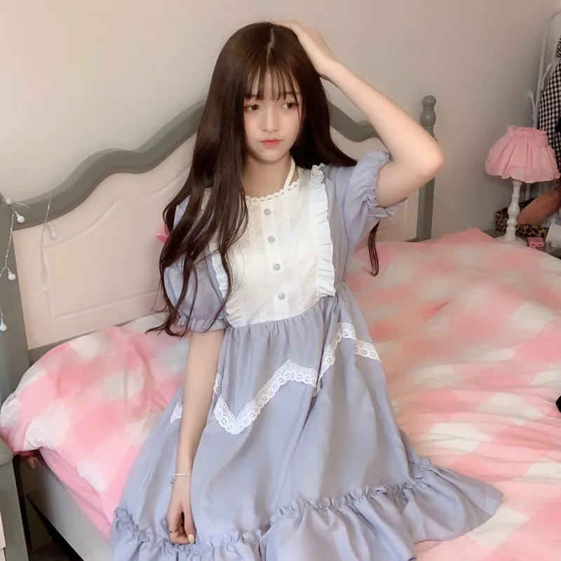 Lolita Style Spring And Autumn Students Ruffled Chiffon Dress 2019 New Summer Harajuku Sweet And Lovely Dress
Lolita Style Spring And Autumn Students Ruffled Chiffon Dress 2019 New Summer Harajuku Sweet And Lovely Dress
