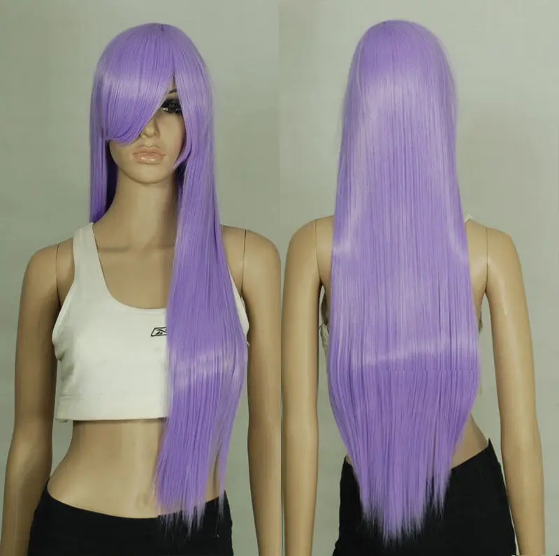 33 inch Ultra Series Hi Temp Royal Purple Long Straight Cosplay DNA Wigs |