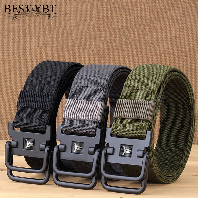Best YBT Unisex Belt Canvas Alloy Double ring button Women Belt elastic durable Cowboy Outdoor Soports High Quality Men Belt
Best YBT Unisex Belt Canvas Alloy Double ring button Women Belt elastic durable Cowboy Outdoor Soports High Quality Men Belt