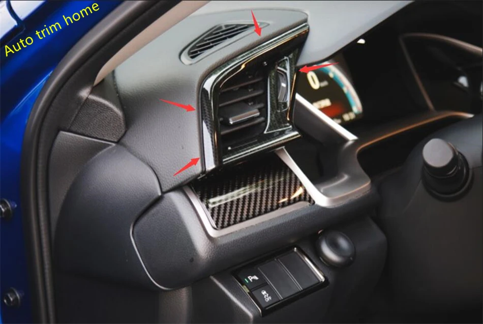Lapetus Dashboard AC Air Conditioner Vent Outlet Cover Trim Fit For Honda Civic 2016 - 2020 Interior Refit Kit Carbon Fiber Look
Lapetus Dashboard AC Air Conditioner Vent Outlet Cover Trim Fit For Honda Civic 2016 - 2020 Interior Refit Kit Carbon Fiber Look