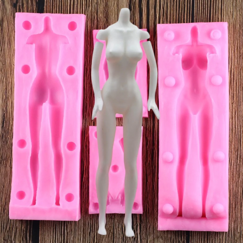 1PC Doll Body Shaped Silicone Mold 3D Fondant Tool For Manikin Handmade DIY Chocolate Baking Decorating Clay Mould QA 016
1PC Doll Body Shaped Silicone Mold 3D Fondant Tool For Manikin Handmade DIY Chocolate Baking Decorating Clay Mould QA 016