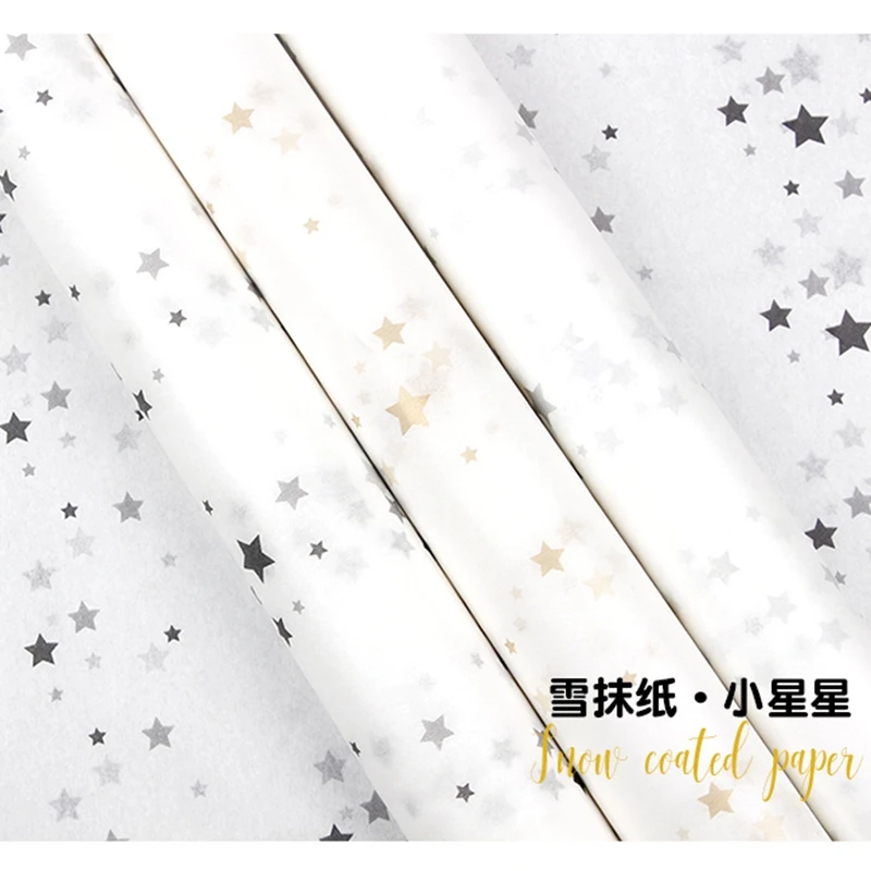 Wholesale 50x70cm Little Star Printed Flower Wrapping Paper Translucent Tissue Paper Wrapping Paper Florist Paper Supplies
Wholesale 50x70cm Little Star Printed Flower Wrapping Paper Translucent Tissue Paper Wrapping Paper Florist Paper Supplies