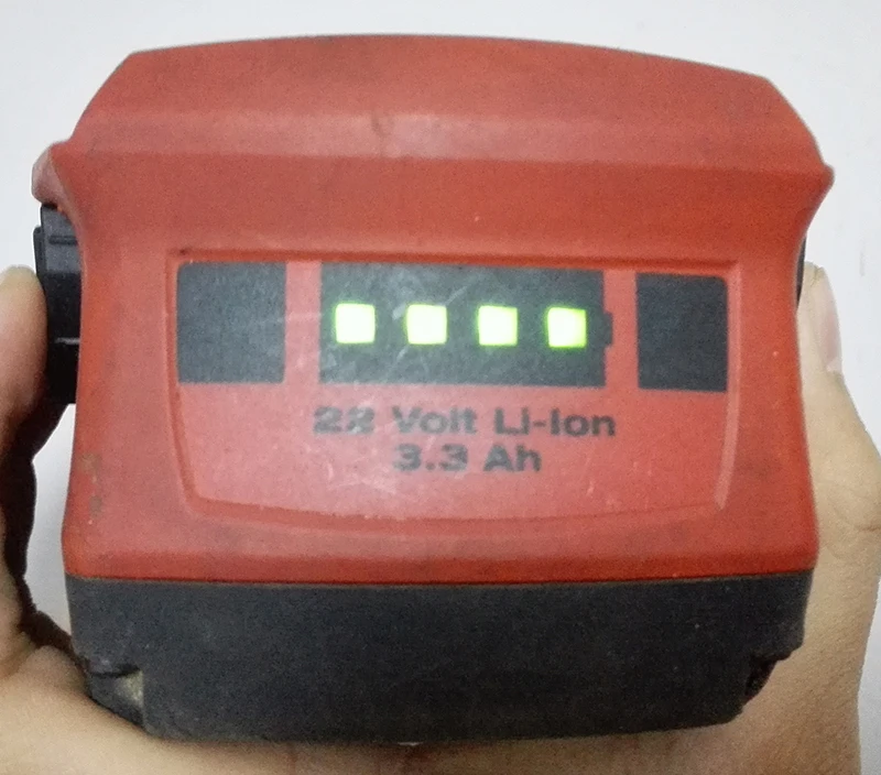 Hilti КПК 21 6 вольт 3.3Ah литий ионная ионный Батарея б/у|lithium ion battery|battery battery batterylithium |