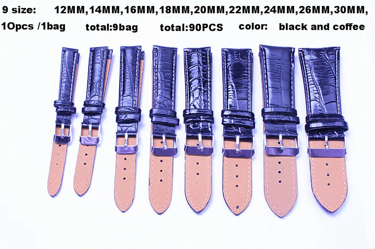 Оптом 90 шт./Лот Высокое качество Размер: 12MM-14MM-16MM-18MM-20MM-22MM-24MM-26MM--30MM- PU кожаный ремешок для часов Ремешок для часов
Оптом 90 шт./Лот Высокое качество Размер: 12MM-14MM-16MM-18MM-20MM-22MM-24MM-26MM--30MM- PU кожаный ремешок для часов Ремешок для часов