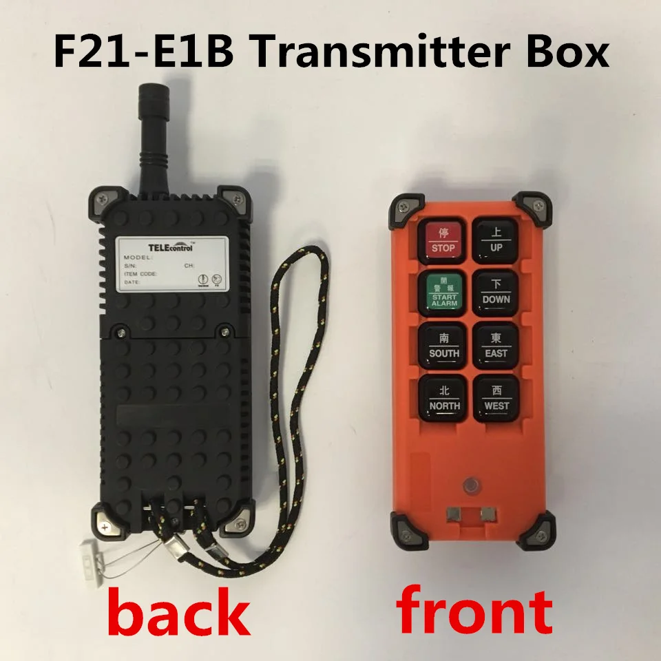 F21-E1B transmitter Box (include upper cover,lower cover,battery plate ,antenna, magnetic key,silicone panel key )
F21-E1B transmitter Box (include upper cover,lower cover,battery plate ,antenna, magnetic key,silicone panel key )