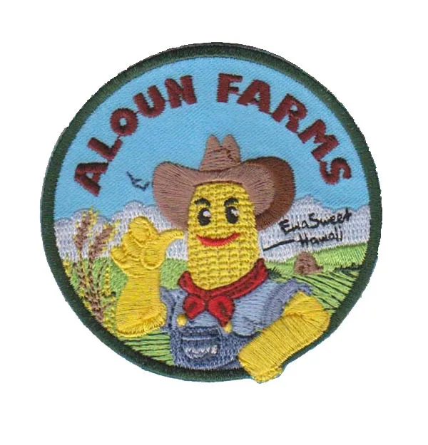 Aloun Farms Embroidered Patches for Clothing Brand Made by Twill with Heat Cut Iron On Backing MOQ50pcs free shipping 
Aloun Farms Embroidered Patches for Clothing Brand Made by Twill with Heat Cut Iron On Backing MOQ50pcs free shipping