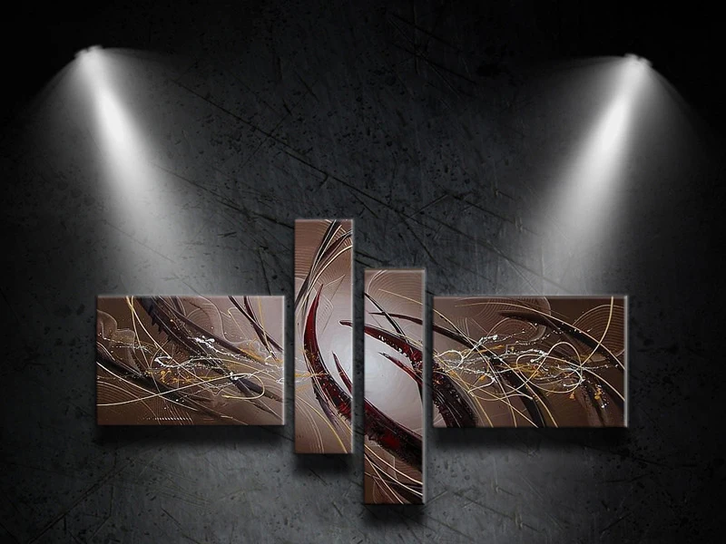 4pcs Hand Painted Abstract Oil Painting on Canvas Red and Gray Wall Picture Abstract Canvas Paintings Home Decor Art No Frame
4pcs Hand Painted Abstract Oil Painting on Canvas Red and Gray Wall Picture Abstract Canvas Paintings Home Decor Art No Frame