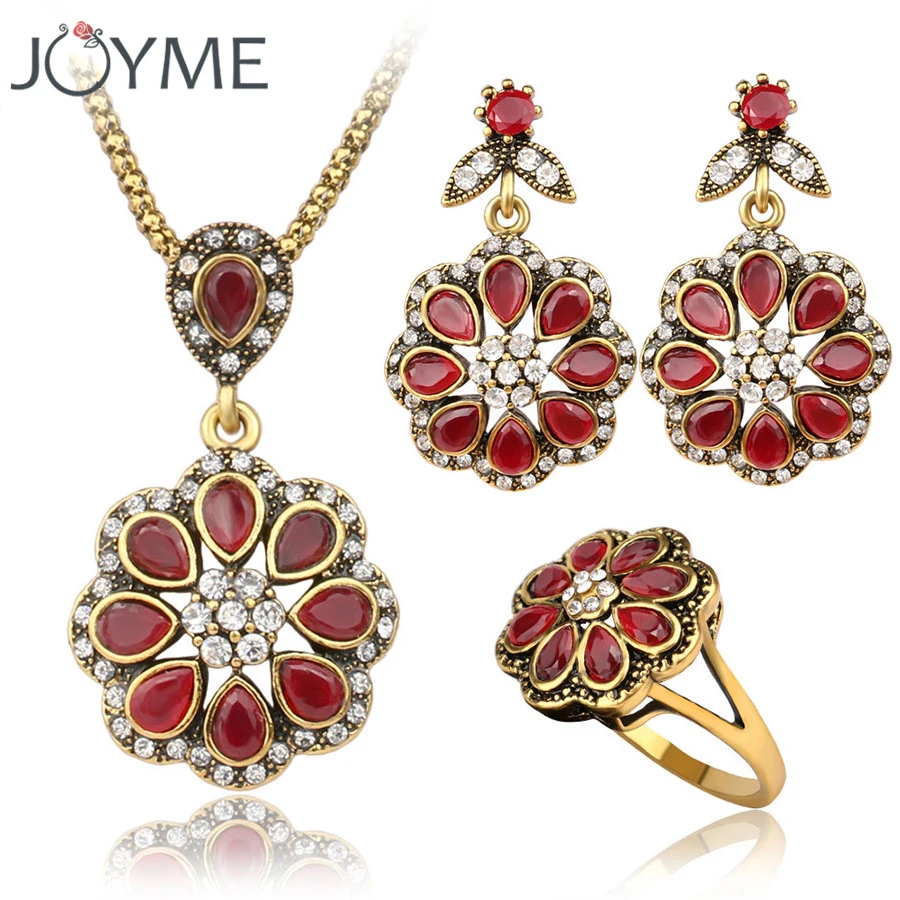 New Luxury 3PCS Fashion Gold-Color Vintage Red Petal Type Nigerian Wedding African Beads Jewelry Sets For Women
New Luxury 3PCS Fashion Gold-Color Vintage Red Petal Type Nigerian Wedding African Beads Jewelry Sets For Women