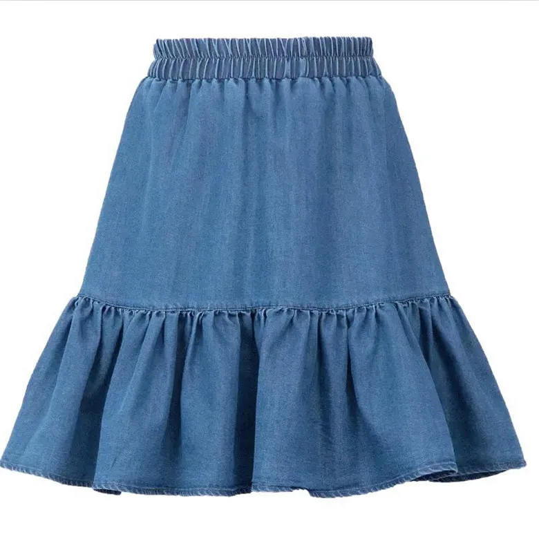 High Waist Aline Mini Denim Skirt Solid Black Blue sexy Jeans Skirt Ruffled student skirts
High Waist Aline Mini Denim Skirt Solid Black Blue sexy Jeans Skirt Ruffled student skirts