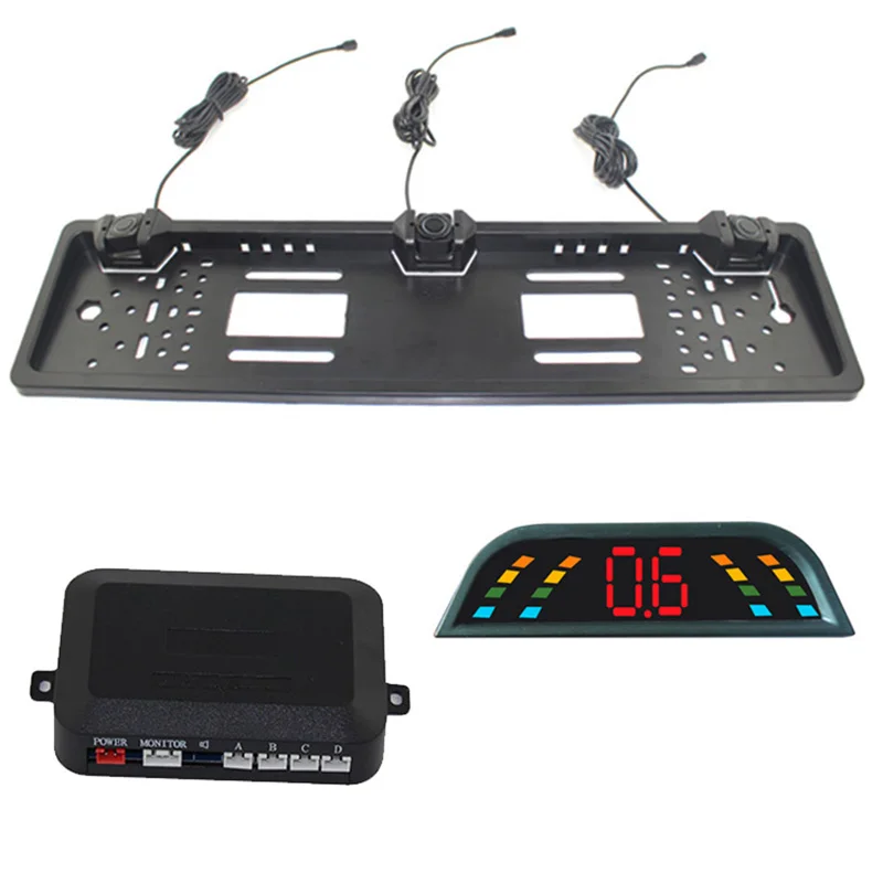 Car Parking Sensor LED Display European License Plate Frame Vehicle Backup Radar Punch Free TD326
Car Parking Sensor LED Display European License Plate Frame Vehicle Backup Radar Punch Free TD326