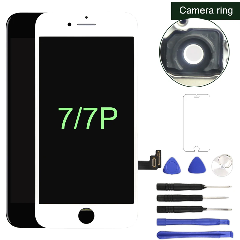 AAA Grade Display For iPhone 7 7 Plus 8 Plus LCD Screen No Dead Pixel Digitizer Assembly For iPhone 7 8 Plus LCD With Tools Kit
AAA Grade Display For iPhone 7 7 Plus 8 Plus LCD Screen No Dead Pixel Digitizer Assembly For iPhone 7 8 Plus LCD With Tools Kit