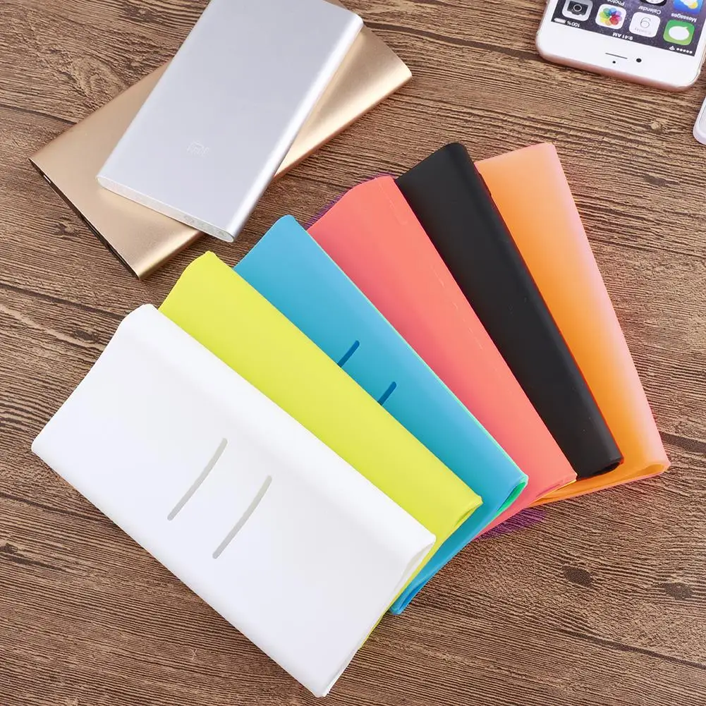 Для Xiaomi Powerbank чехол силиконовый Портативный внешний аккумулятор для 20000 мАч Power