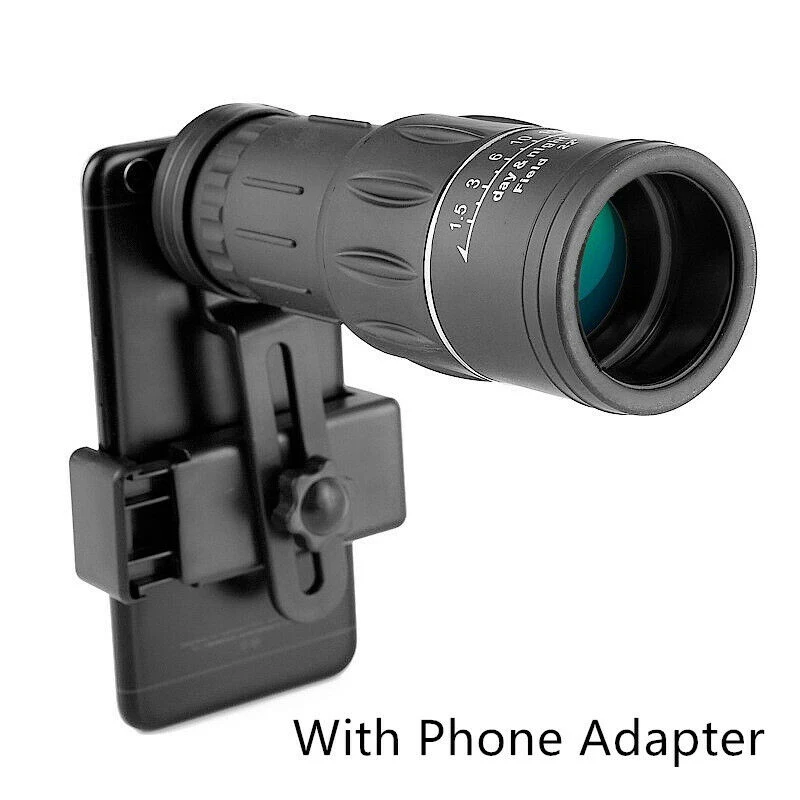 Monocular Telescope 16x52 HD Waterproof Anti-dust Shockproof Telescopes for Outdoor SGA998
Monocular Telescope 16x52 HD Waterproof Anti-dust Shockproof Telescopes for Outdoor SGA998