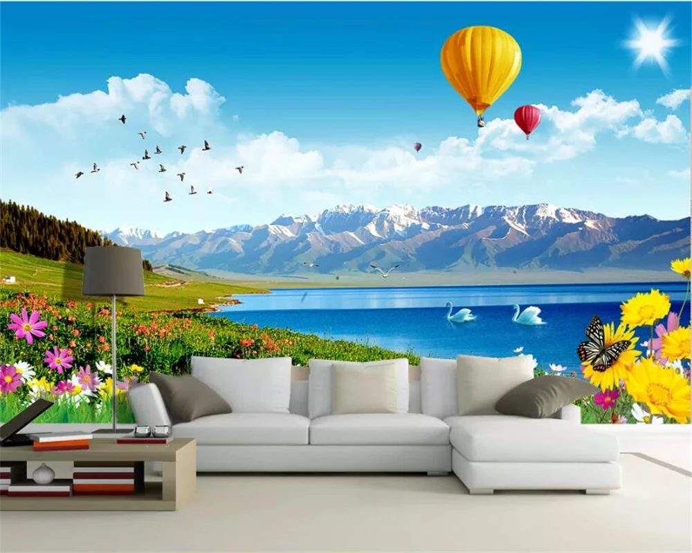beibehang Custom wallpaper 3D mural HD fashion blue sky white snow mountain grass TV living room background wall painting
beibehang Custom wallpaper 3D mural HD fashion blue sky white snow mountain grass TV living room background wall painting